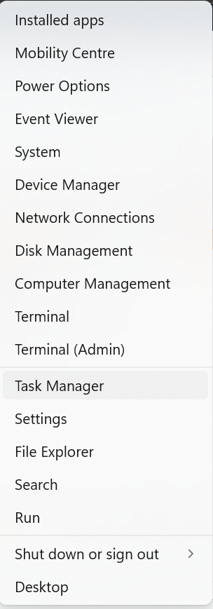 Restart Windows Explorer