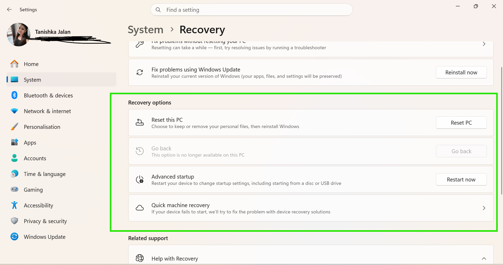 Recovery Options To Fix Windows 11 Suddenly Deactivated After Update
