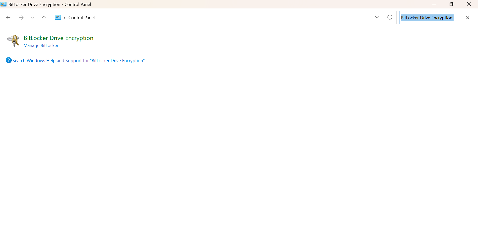 BitLocker Drive Encryption To Fix BitLocker Keeps Asking for Recovery Key