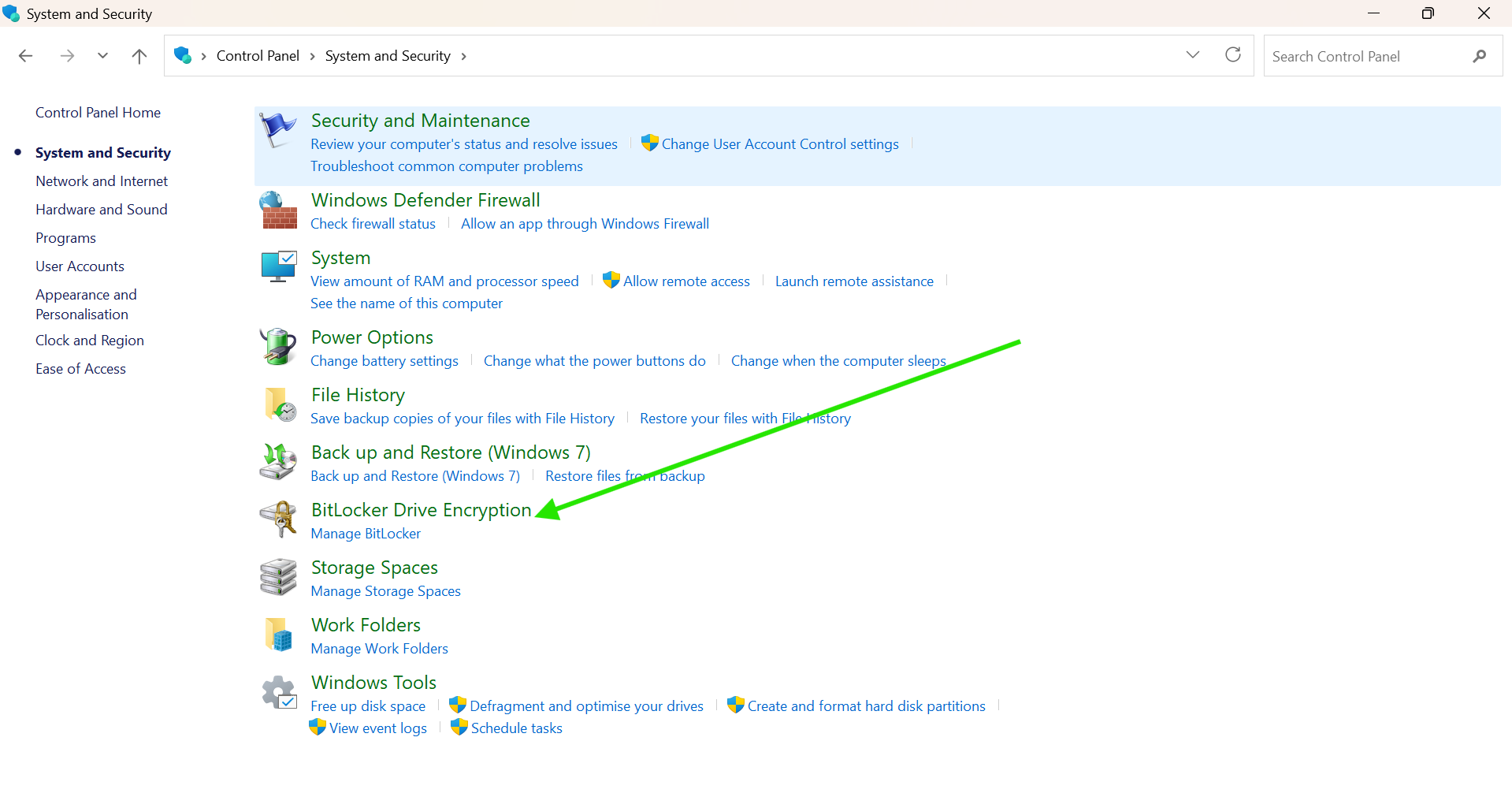 BitLocker Drive Encryption