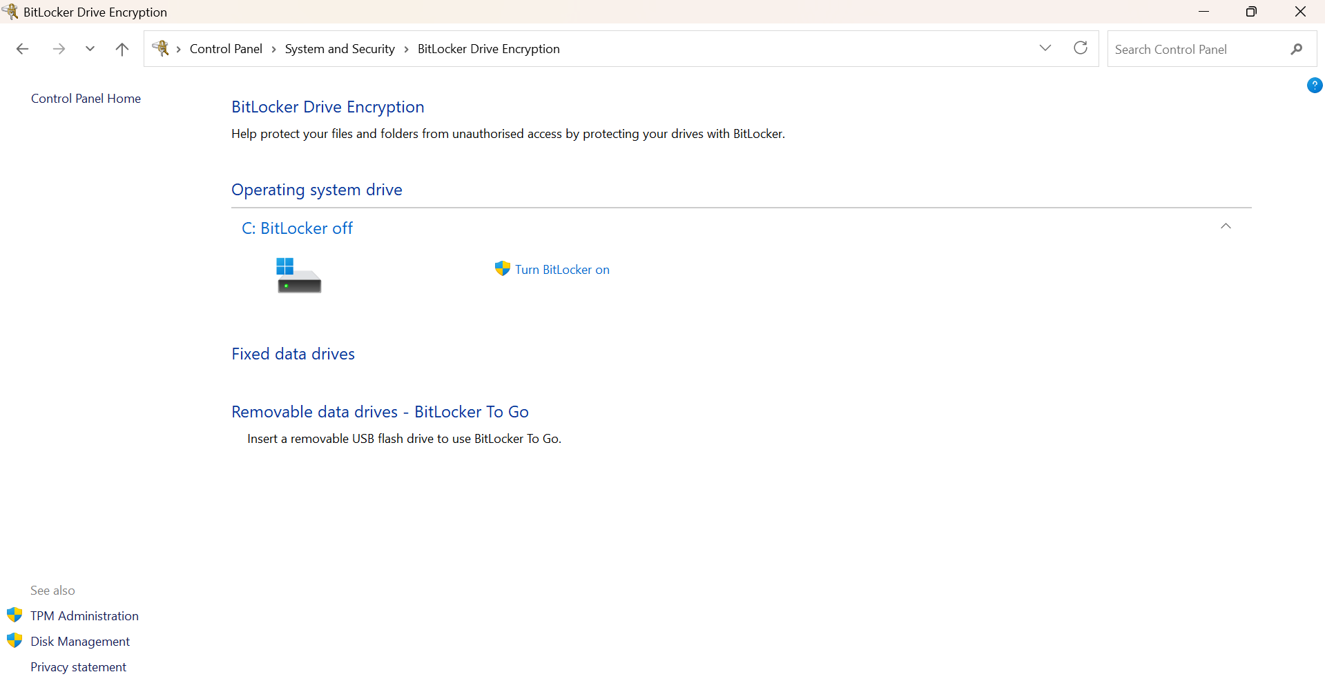 Turn Off BitLocker to Fix BitLocker Keeps Asking for Recovery Key