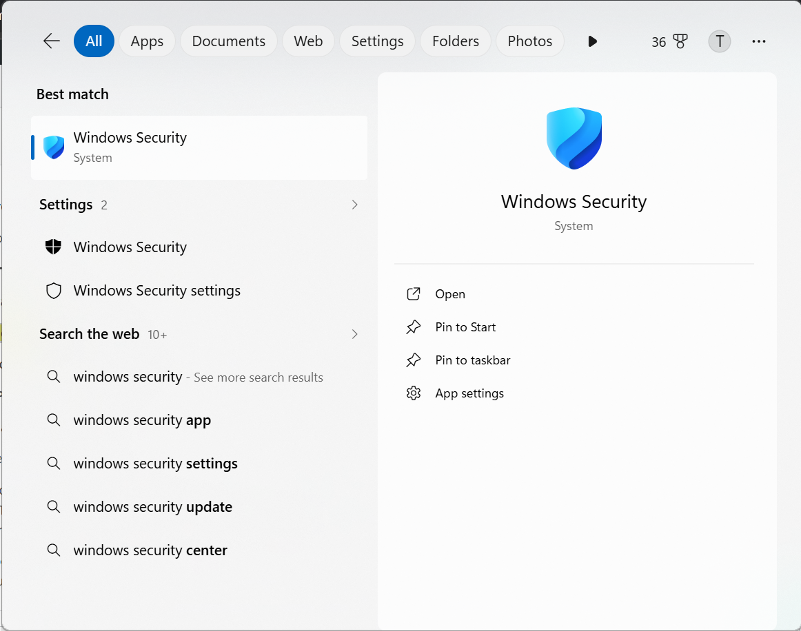 Windows Security