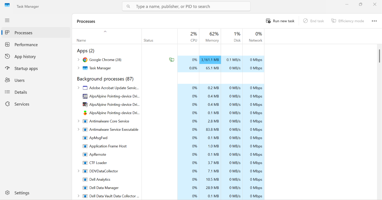 Task Manager When Taskbar Disappeared