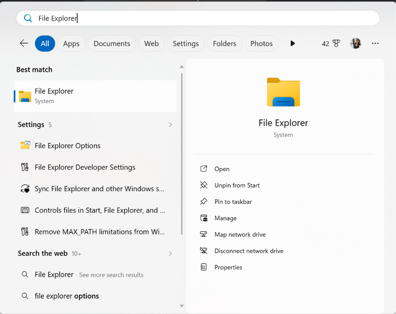 File Explorer to Clear Stuck Print Jobs