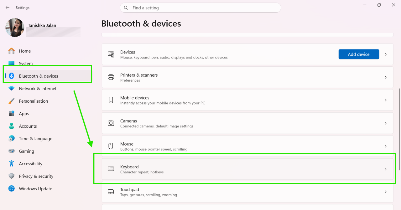 Bluetooth Keyboard