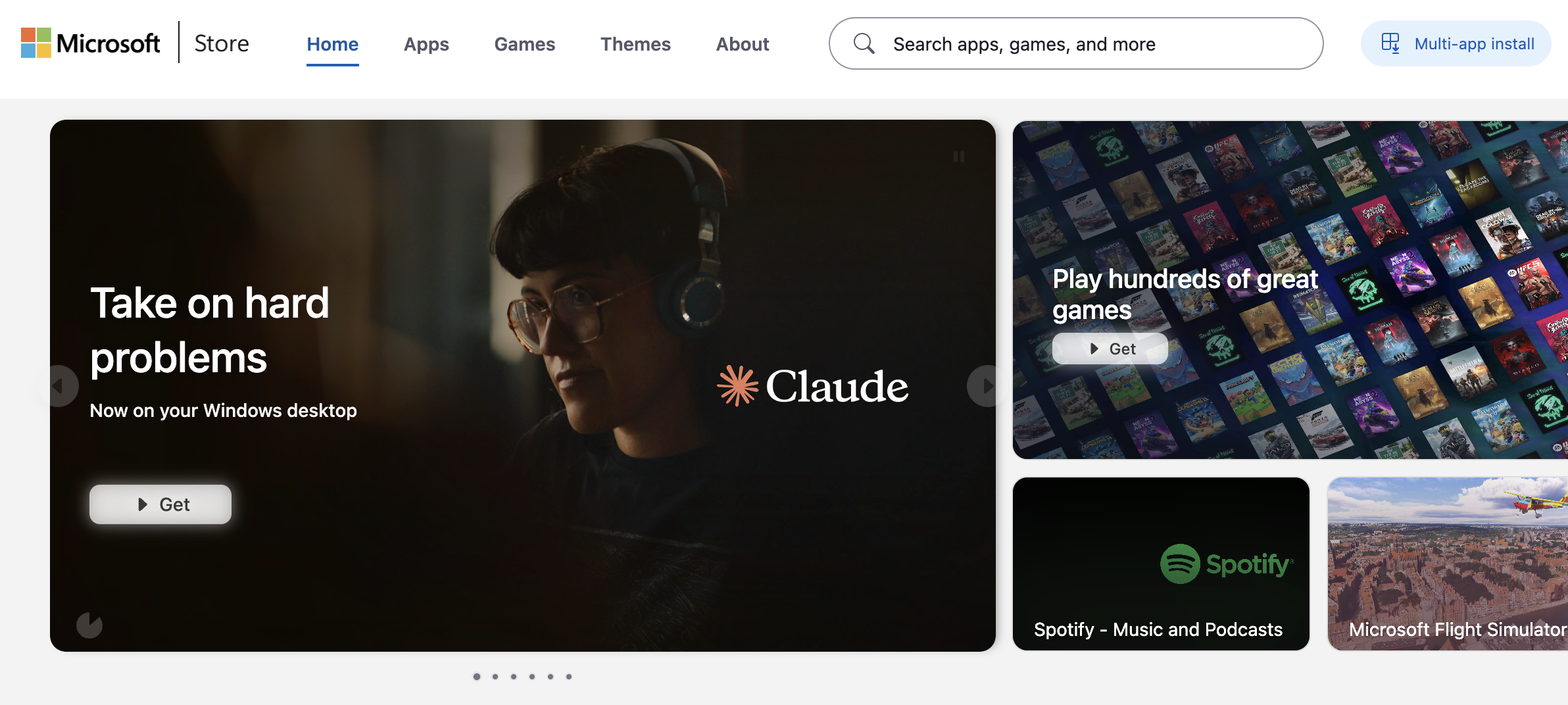 Microsoft Store Page