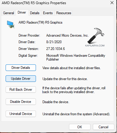 Updating Driver
