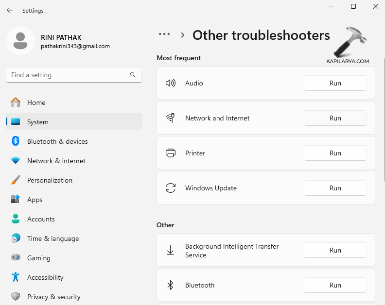 Running windows update for fixing Windows Update error 0x80090017