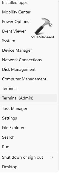 Opening PowerShell as an administrator