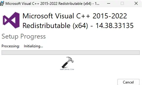 Installing Visual C++