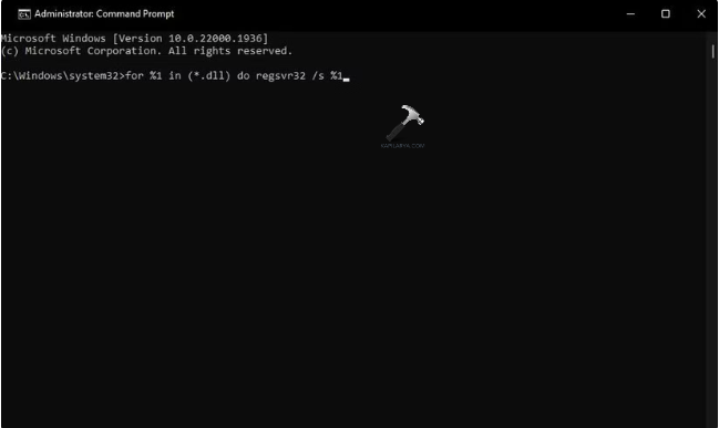 R-registering DLL files