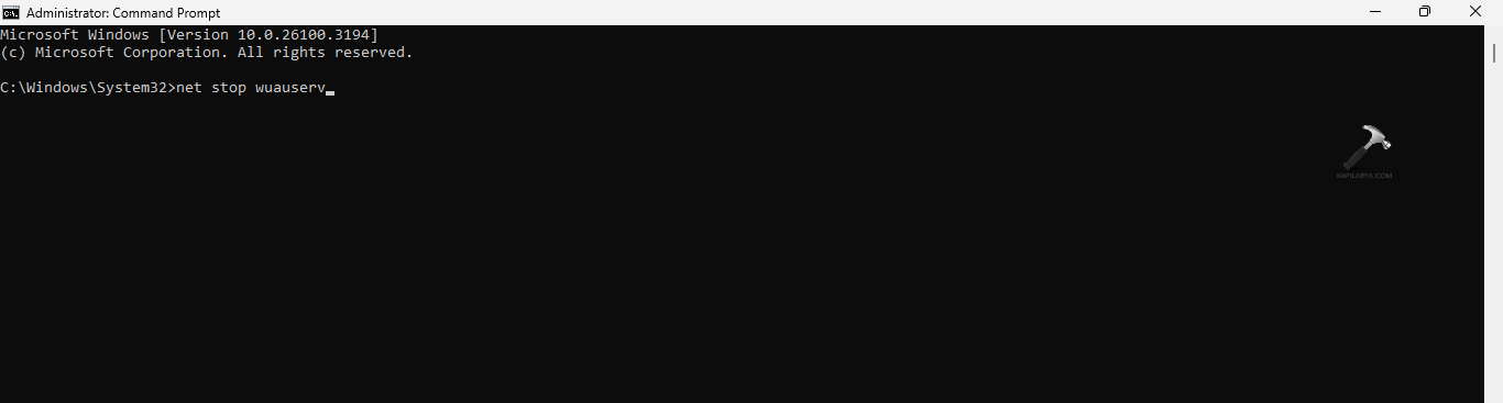 Renaming SoftwareDistribution folder for fixing Windows stuck at 'Preparing security options'