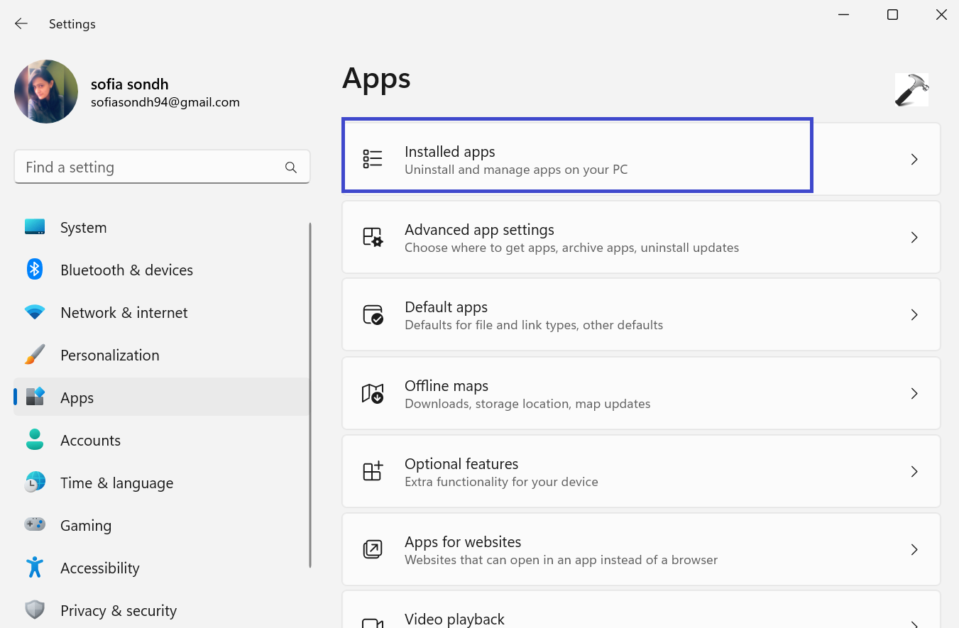 Settings App 3