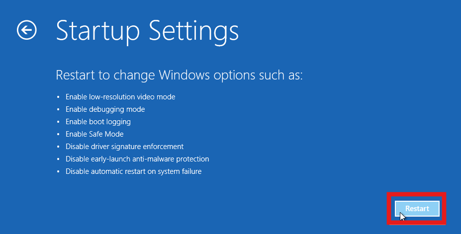 Restart: Fix Unable to Install Drivers on Windows 11
