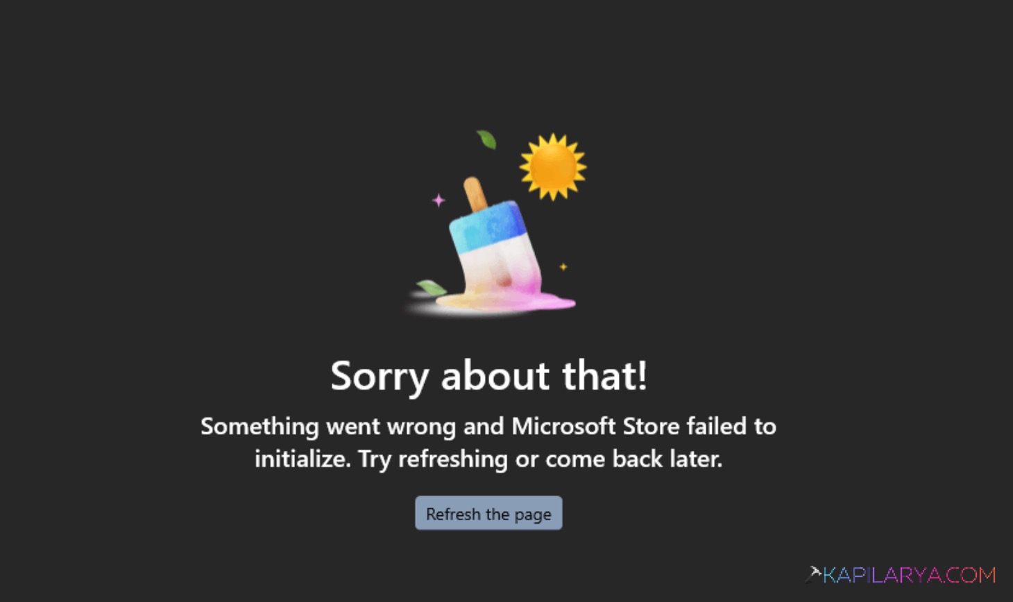 Microsoft Store Failed to Initialize in Windows 11