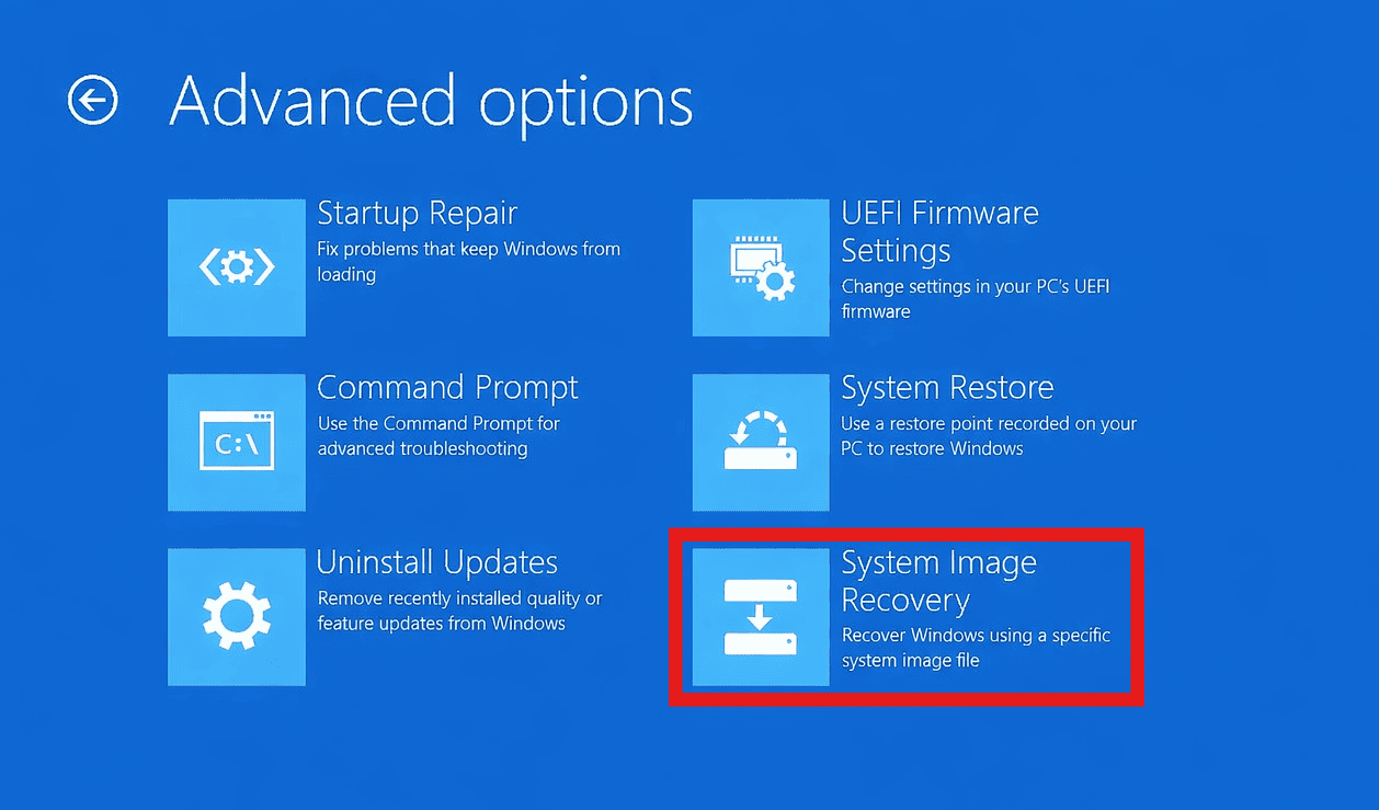 System image recovery