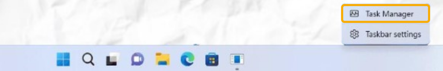 Enable Task Manager In Taskbar Context Menu In Windows