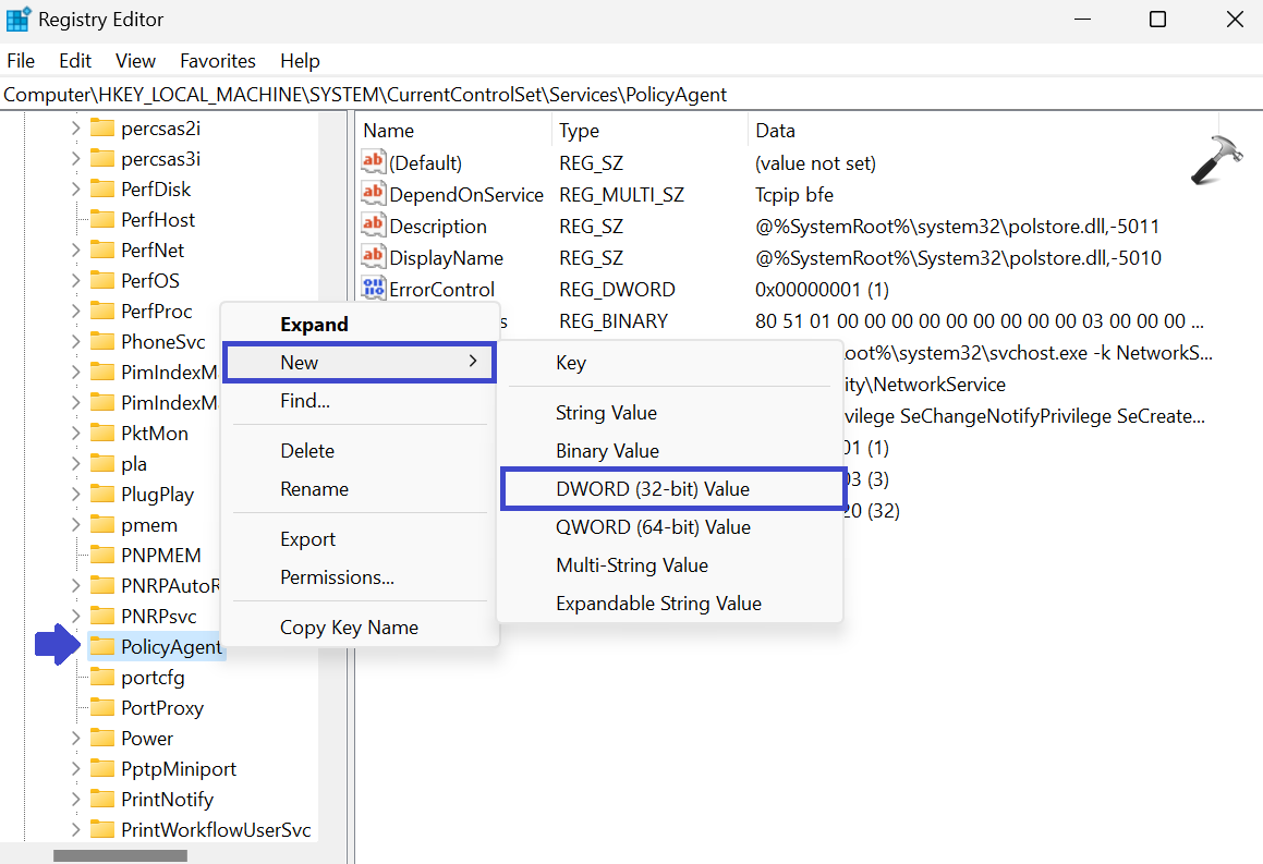 windows 11 l2tp vpn registry fix