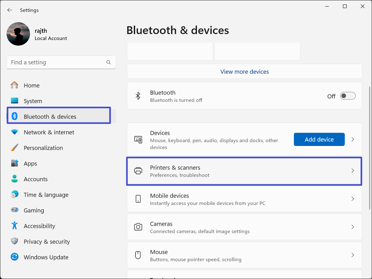 Delete/Uninstall a Printer in Windows 11/10