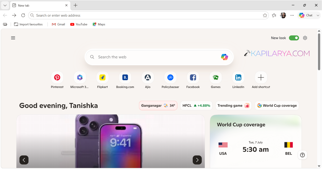 Open a web browser if you Can’t Send Emails On VPN