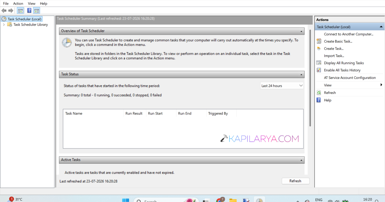 Open Task Scheduler