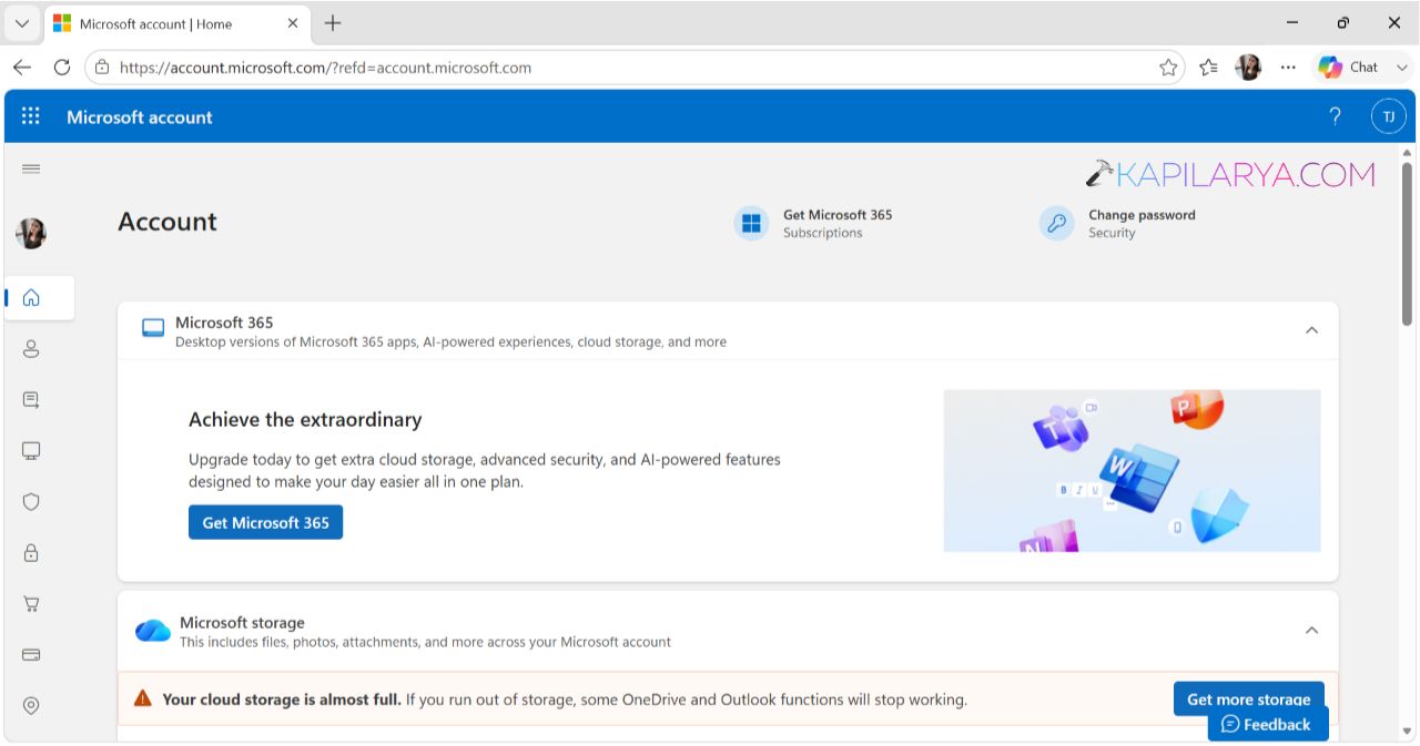 Sign in to your Microsoft account