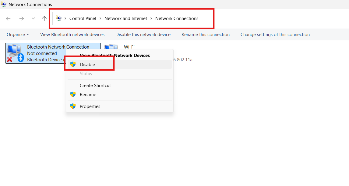 Unused virtual Adapters