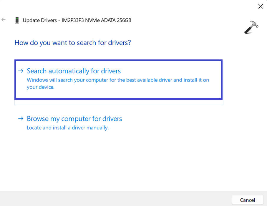 Update Driver 1