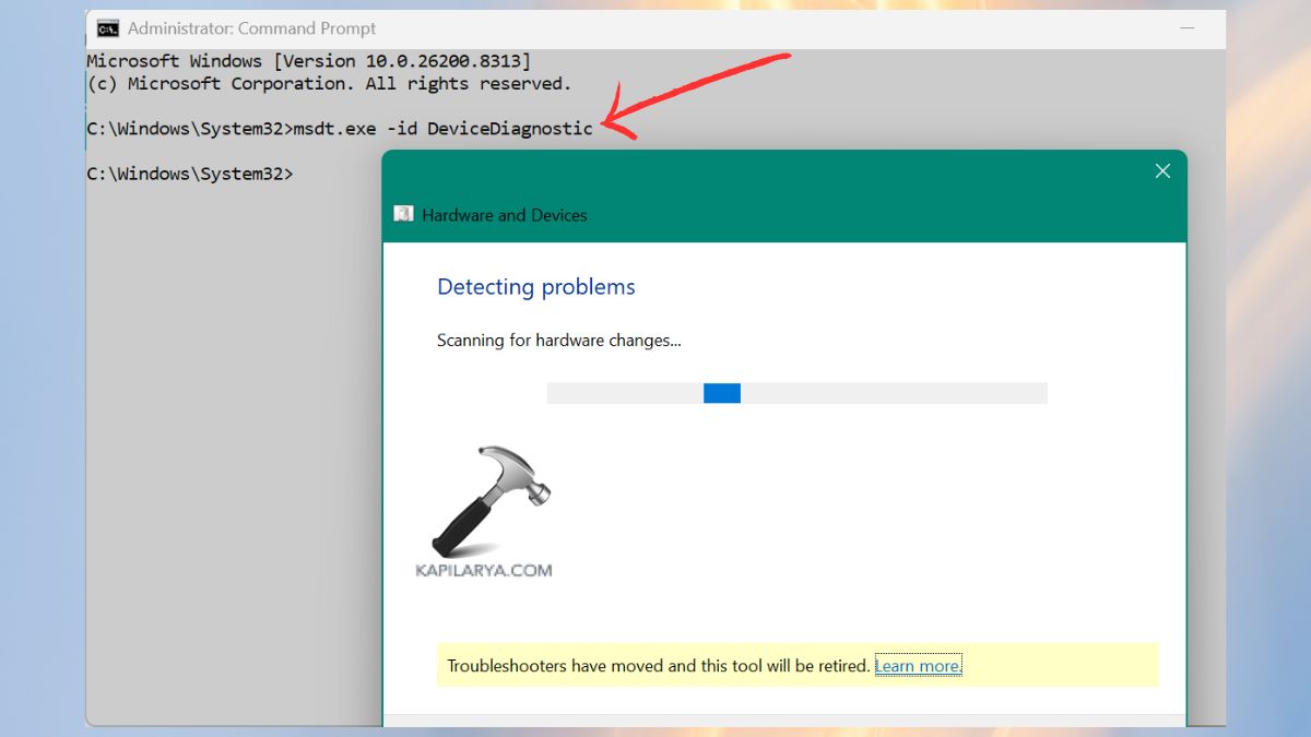 Use Windows’ Built-in Troubleshooter with Command Prompt