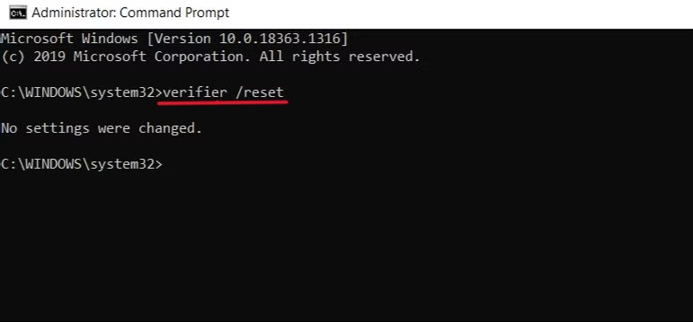 Verifier reset: DRIVER VERIFIER DMA VIOLATION