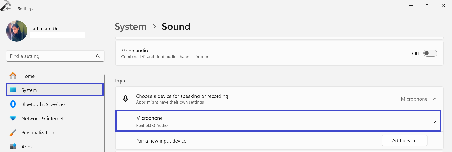 Fix: Windows 11 Voice Access not working - Click Microphone