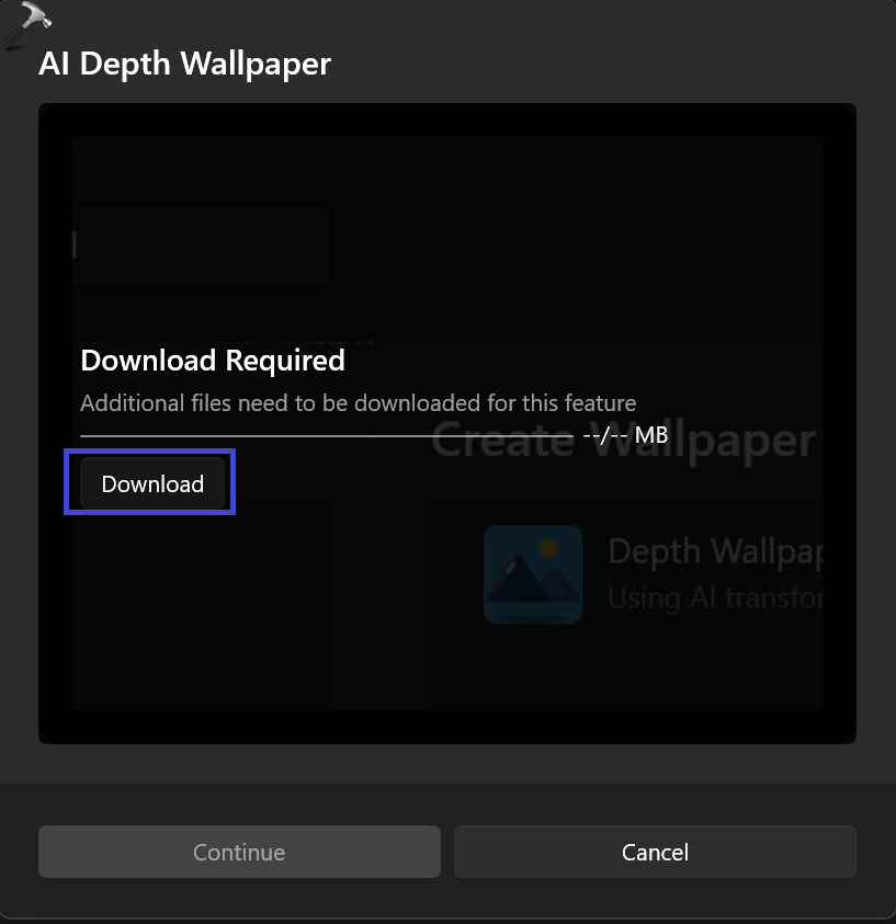 click download