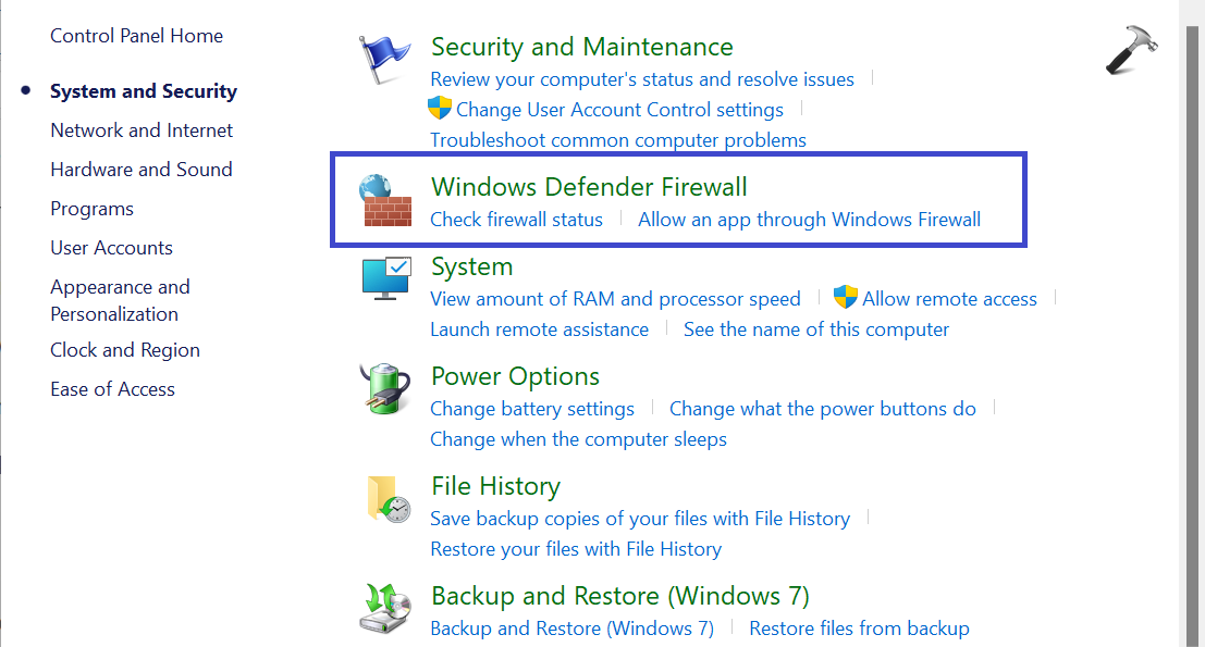 DHCP is not enabled for Wi-Fi in Windows 11 - disable windows firewall 2
