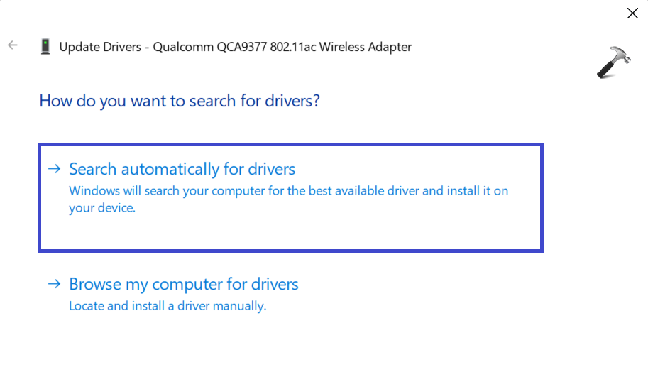 DHCP is not enabled for Wi-Fi in Windows 11 - update network driver 3