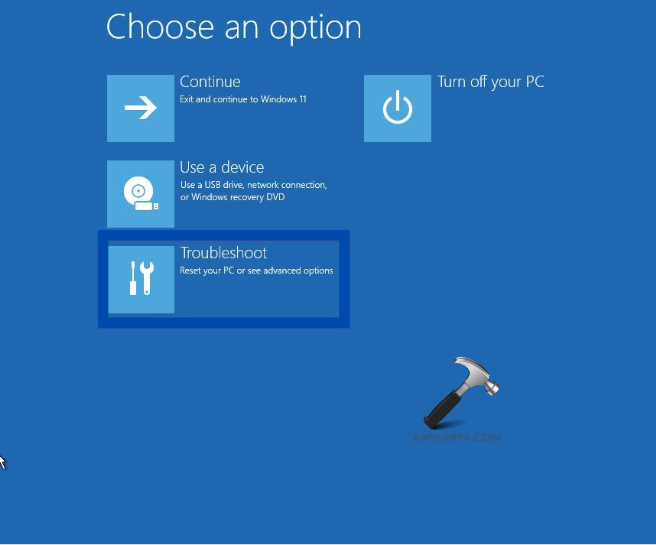 Opening troubleshoot