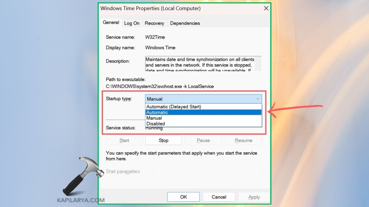 Fix time zone keeps changing in windows 11