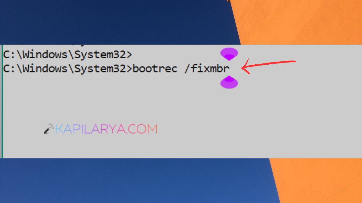 bootrec fixmbr