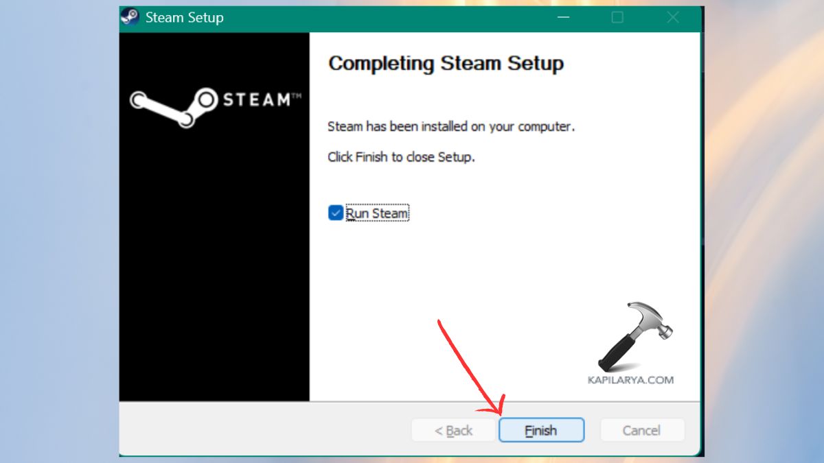 complete steam setup
