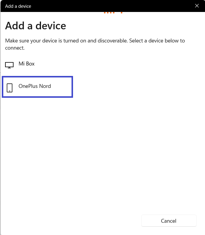 Connect Android mobile with Windows 11 via Bluetooth SC 14