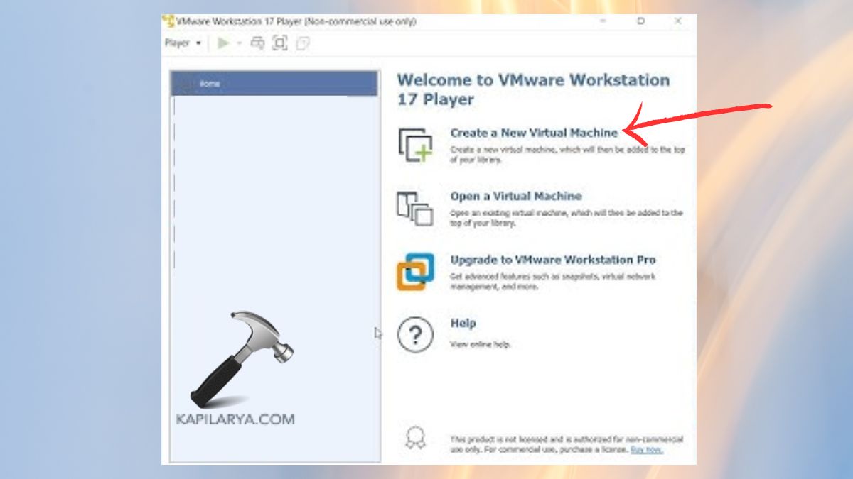 create a new virtual machine