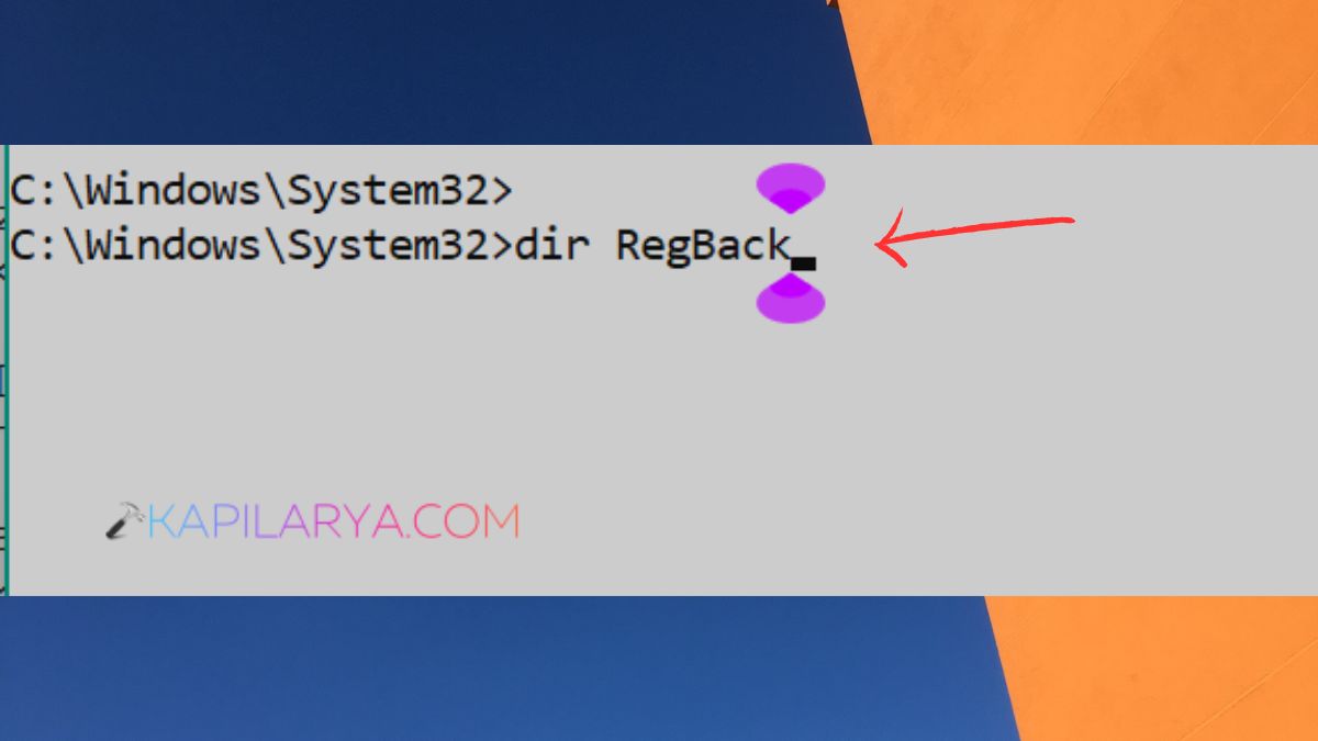 dir RegBack