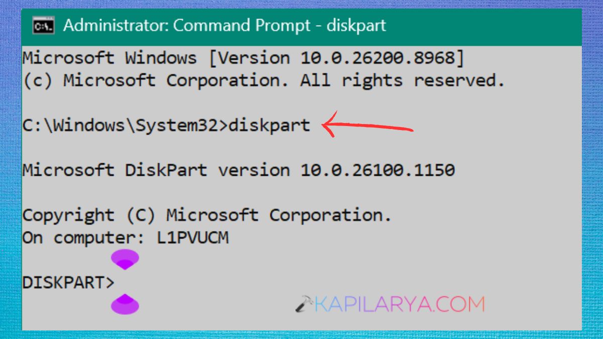diskpart
