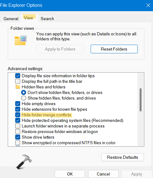 enable-disable-folder-merge-conflicts-in-windows-11