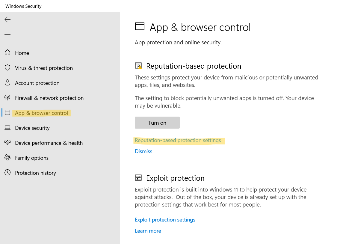 Enabledisable Microsoft Defender Smartscreen In Windows 11