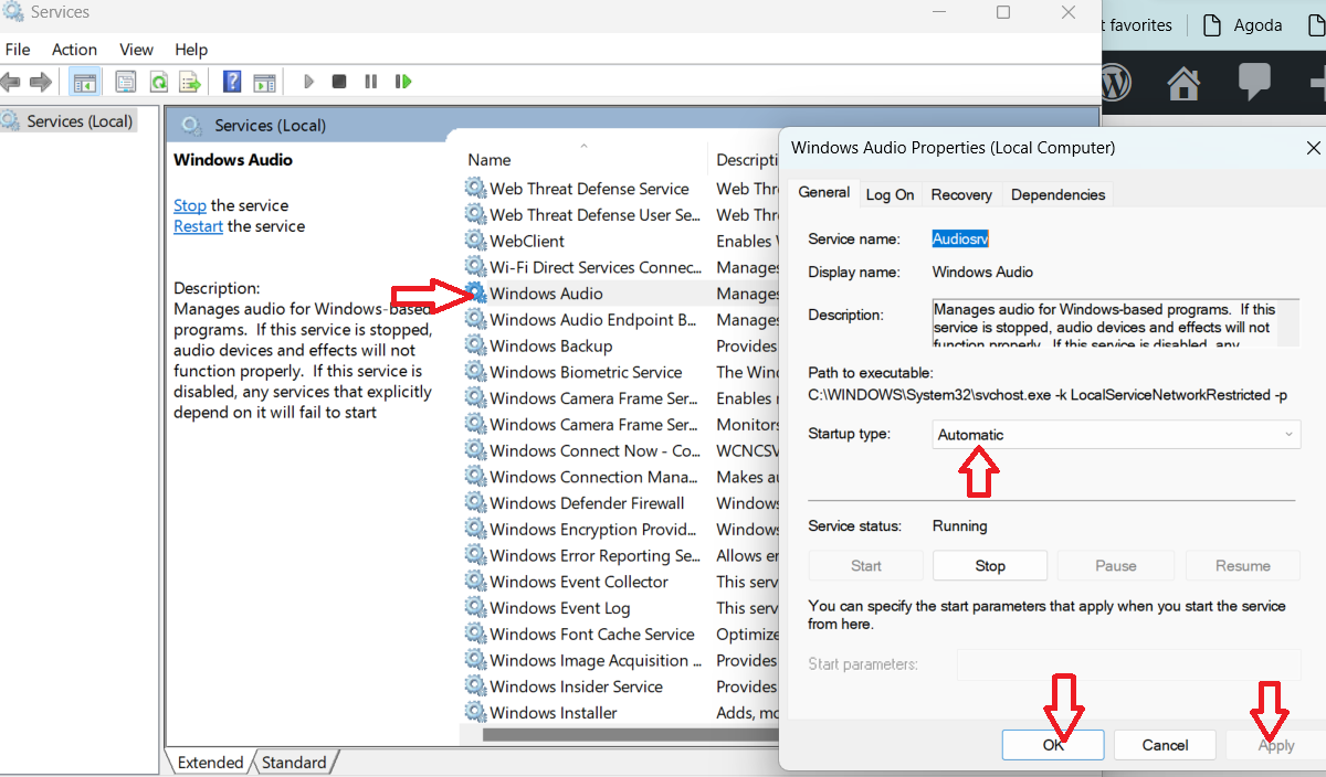 how to fix sound not working on windows 11