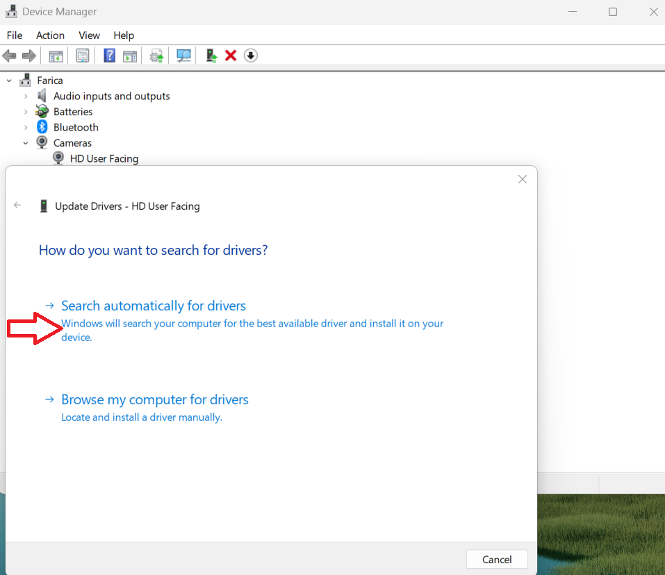 We couldn’t find a camera compatible with Windows Hello Face