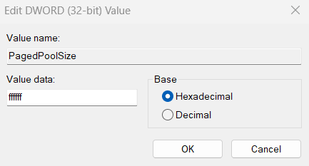 Fix: Insufficient system resources exist to complete the requested service