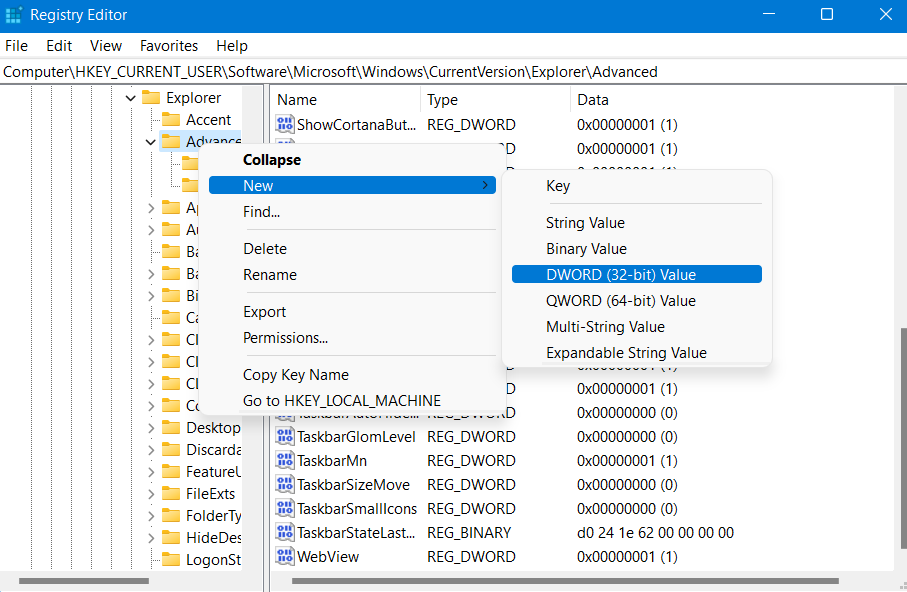 How To Change Taskbar Icon Size In Windows 11