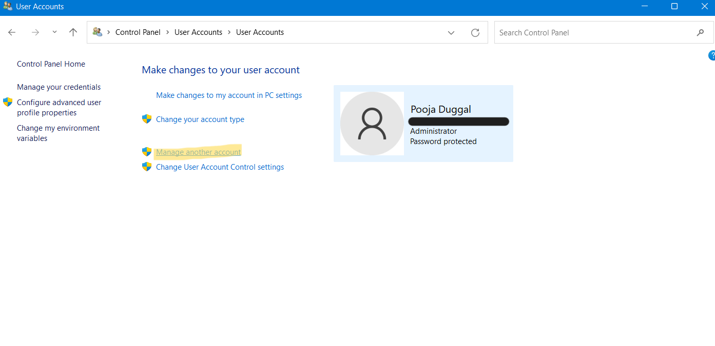 How to Change User Account Type in Windows 11