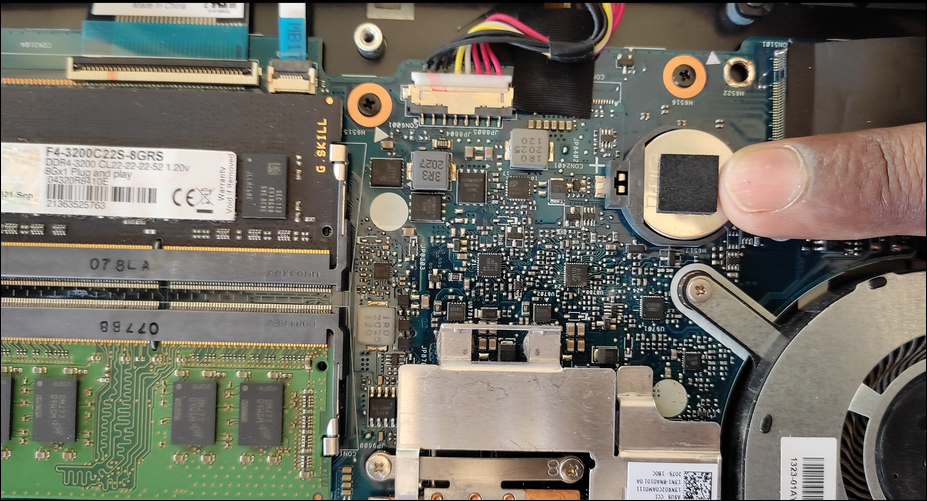 Remove CMOS and replace CMOS